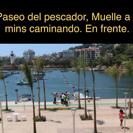 דירות אקפולקו Departamento Sobre Costera, 1Min La Quebrada, 3M Playas Y Yates מראה חיצוני תמונה