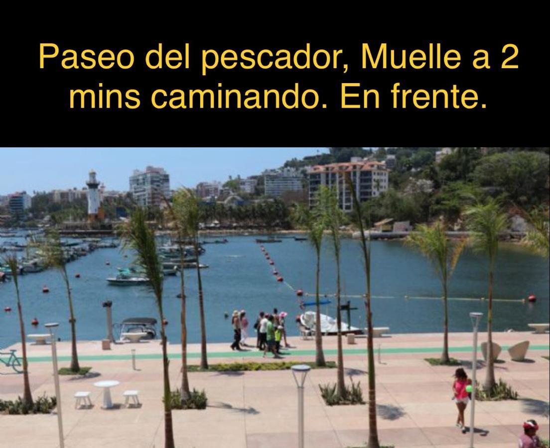 דירות אקפולקו Departamento Sobre Costera, 1Min La Quebrada, 3M Playas Y Yates מראה חיצוני תמונה