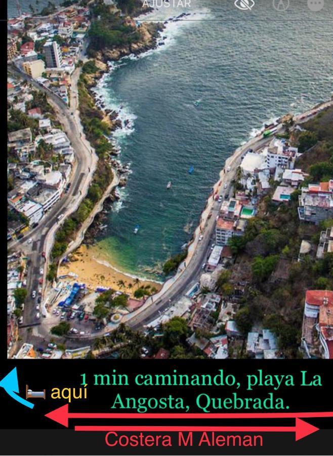 דירות אקפולקו Departamento Sobre Costera, 1Min La Quebrada, 3M Playas Y Yates מראה חיצוני תמונה